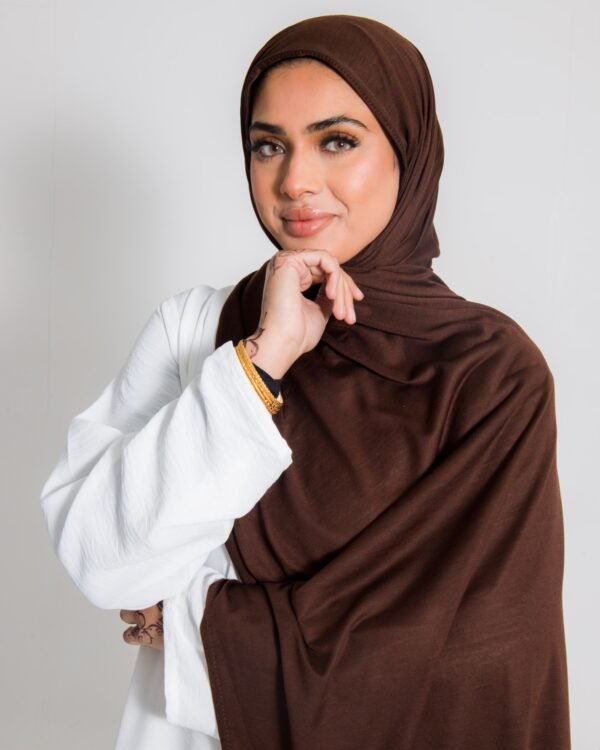 brown hijab Jersey Hijab