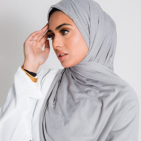 grey hijab Jersey Hijab