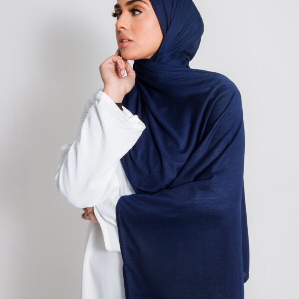 navy hijab Jersey Hijab