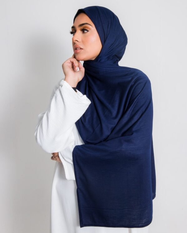 navy hijab Jersey Hijab