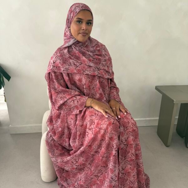 Hawa printed abaya 2 Hawa Printed Abaya