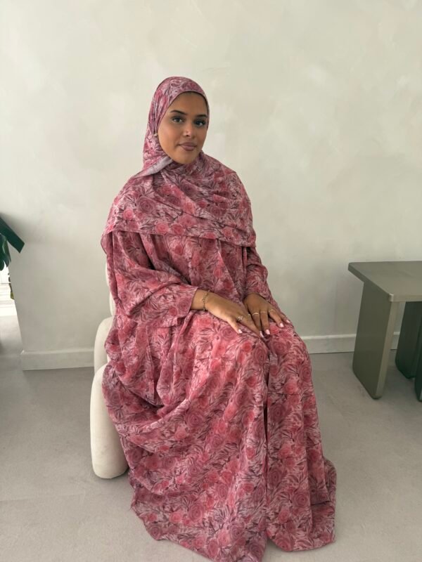 Hawa printed abaya 2 Hawa Printed Abaya