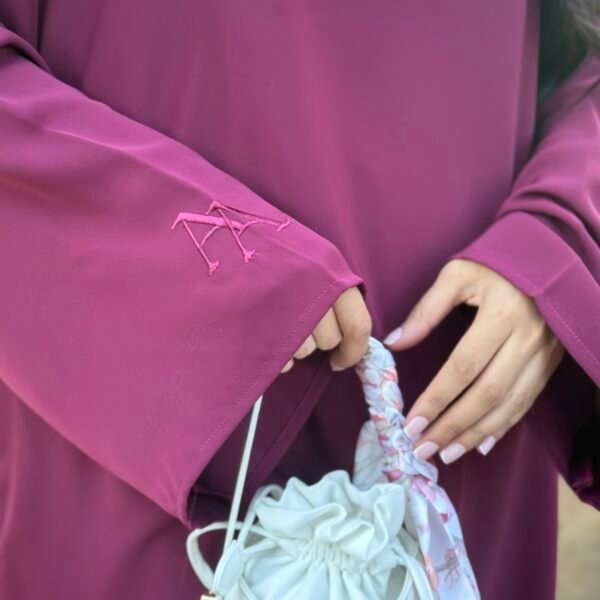 Burgundy Azhara Essential Abaya