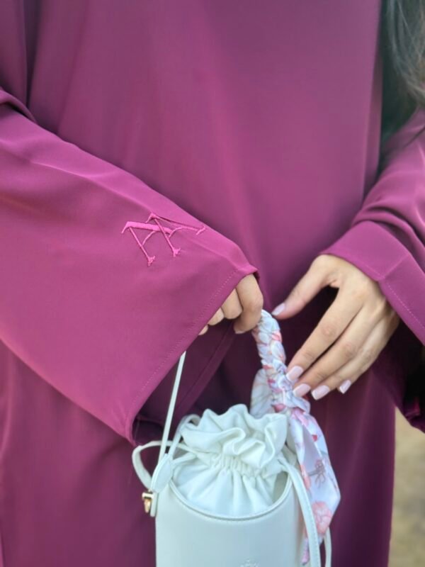 Burgundy Azhara Essential Abaya
