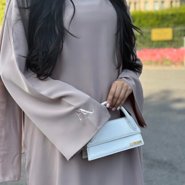 p3 Taupe Azhara Essential Abaya