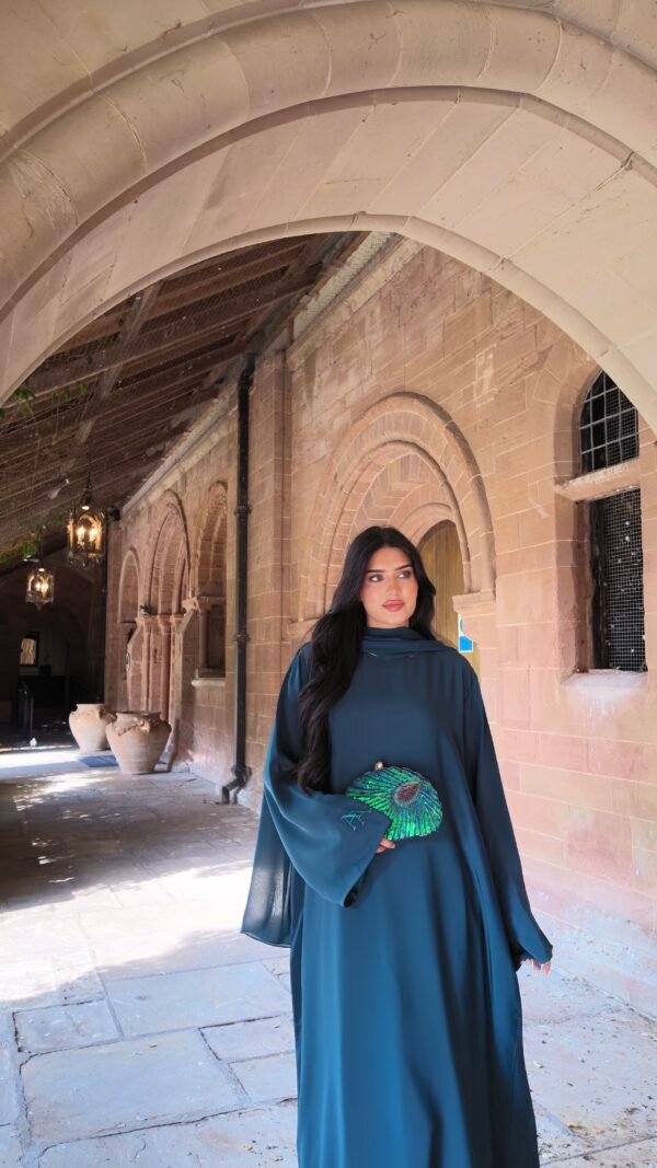 Teal Azhara Essential Abaya