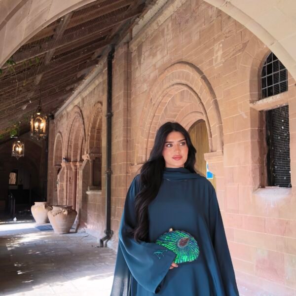 Teal Azhara Essential Abaya